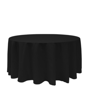 Tischdecke - Baven - Schwarz - rund - 290 cm