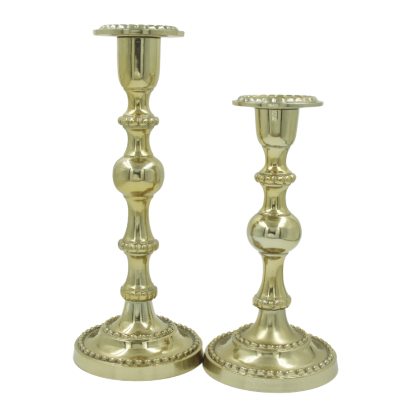 2 tlg. Kerzenständerset - Schoonmaken - Gold