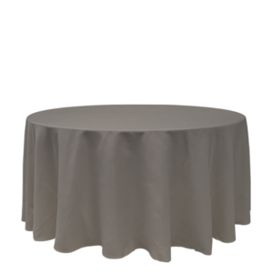 Tischdecke - Baven - Rauchbraun - rund - 290 cm